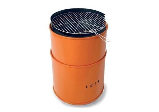 Tulp BBQ Oranje Vat met grillrooster